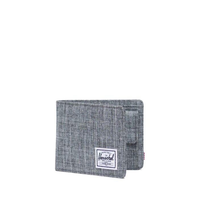 HERSCHEL ROY COIN WALLET RAVEN CROSSHATCH - Image 2