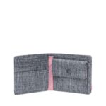 HERSCHEL ROY COIN WALLET RAVEN CROSSHATCH - Image 3