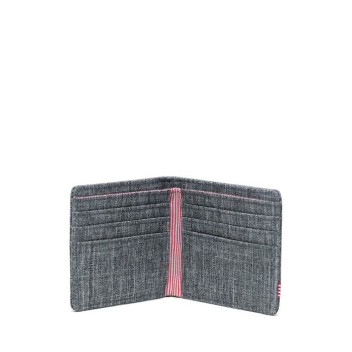 HERSCHEL ROY WALLET RAVEN CROSSHATCH - Image 3