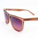 HORSEFEATHERS GABE SUNGLASSES GLOSS BRONZE VIOLET FADE OUT - Image 2
