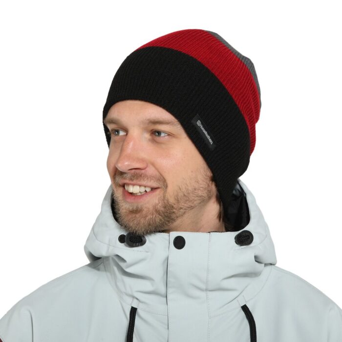 HORSEFEATHERS MATTEO BEANIE LAVA RED - Image 3