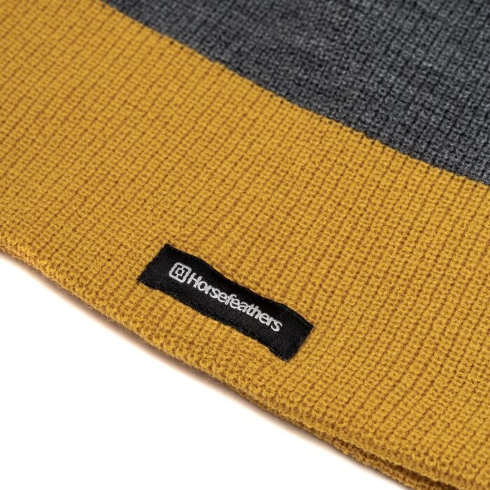 HORSEFEATHERS MATTEO BEANIE YELLOW - Image 2