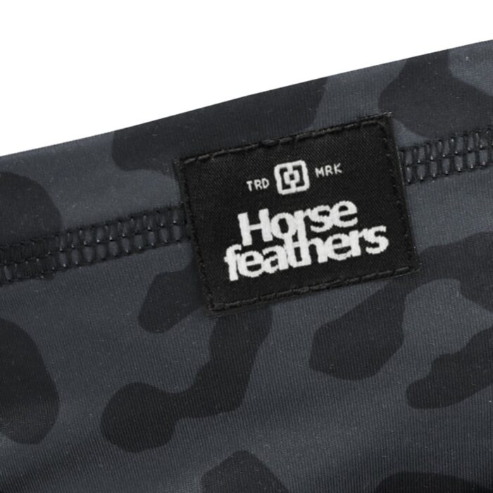 HORSEFEATHERS NECKWARMER BLACK CHEETAH - Image 2