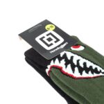 HORSEFEATHERS SHARK SNOWBOARD SOCKS OLIVE - Image 7
