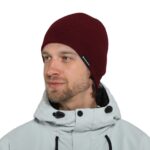 HORSEFEATHERS YARD BEANIE BURGUNDY - Image 3