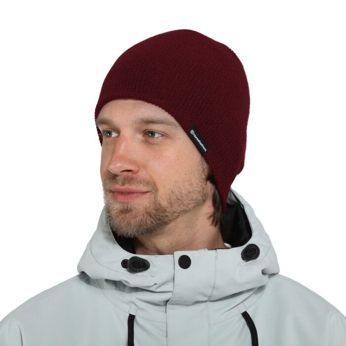 HORSEFEATHERS YARD BEANIE BURGUNDY - Image 3