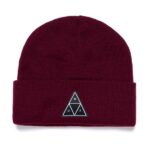 HUF ESSENTIALS TRIPLE TRIANGLE CUFF BEANIE WINE
