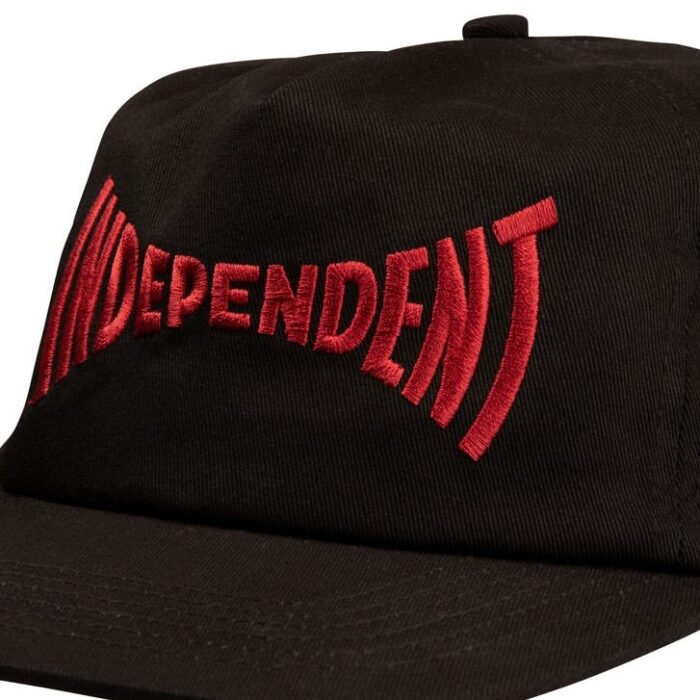 INDEPENDENT SPANNING SNAPBACK CAP BLACK - Image 3