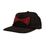 INDEPENDENT SPANNING SNAPBACK CAP BLACK