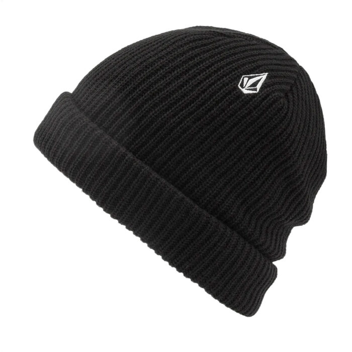 VOLCOM SWEEP LINED BEANIE BLACK - Image 4