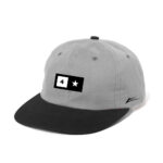LAKAI X FOURSTAR BAR LOGO POLO HAT GREY BLACK