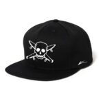 LAKAI X FOURSTAR STREET PIRATE FITTED HAT BLACK