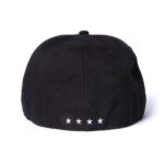 LAKAI X FOURSTAR STREET PIRATE FITTED HAT BLACK - Image 2
