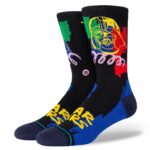 STANCE BUFFED VADER SOCKS BLACK