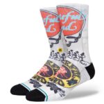STANCE GRATE SOCKS VINTAGE WHITE