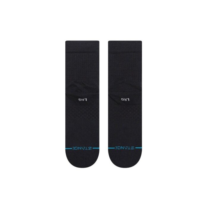 STANCE ICON QUARTER 3 PACK SOCKS BLACK - Image 3