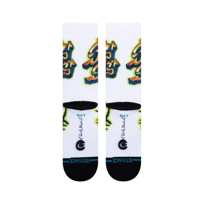 STANCE SHIMMY SHIMMY YA SOCKS WHITE - Image 3