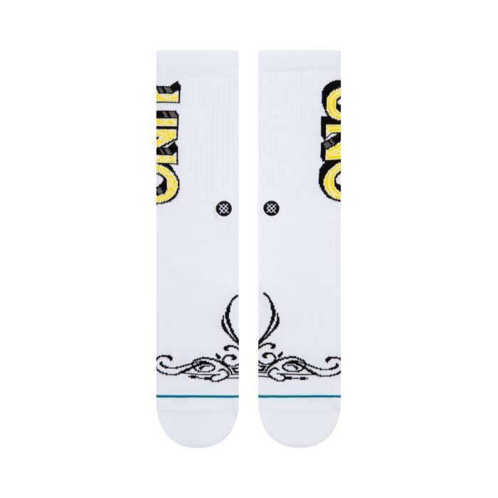 STANCE UNO X CARTOON CREW SOCKS WHITE - Image 2