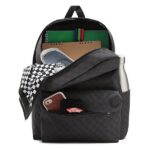 VANS OLD SKOOL CHECK BACKPACK BLACK - Image 2