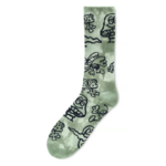VANS PEACE OF MIND CREW SOCKS CELADON GREEN