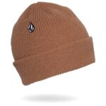 VOLCOM FULL STONE BEANIE DARK BROWN