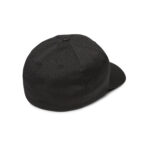 VOLCOM FULL STONE FLEXFIT HAT BLACK - Image 2