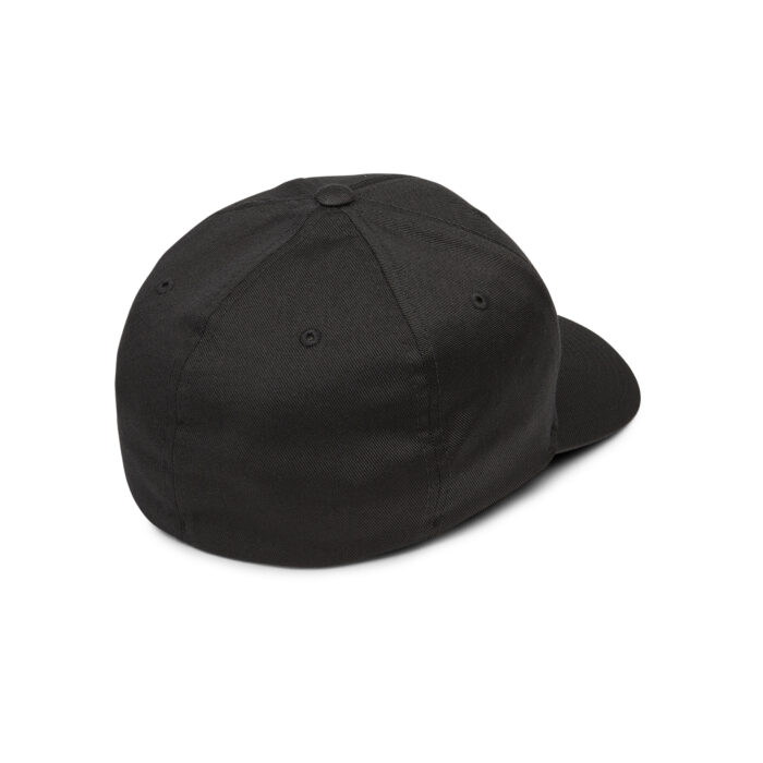 VOLCOM FULL STONE FLEXFIT HAT BLACK - Image 2