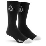 VOLCOM FULL STONE 3PK SOCKS BLACK