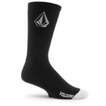 VOLCOM FULL STONE 3PK SOCKS BLACK - Image 2