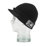VOLCOM JLA VISOR BEANIE BLACK - Image 2