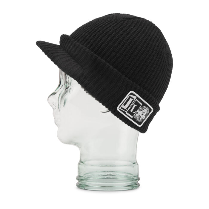 VOLCOM JLA VISOR BEANIE BLACK - Image 2