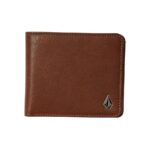VOLCOM SLIM STONE L WALLET BROWN