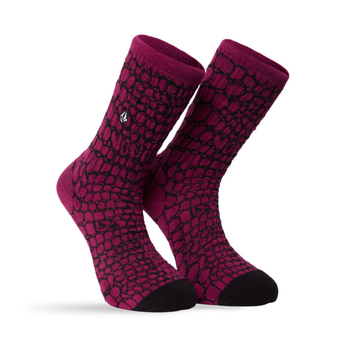 VOLCOM TODD BRATRUD SOCKS PLUM - Image 2