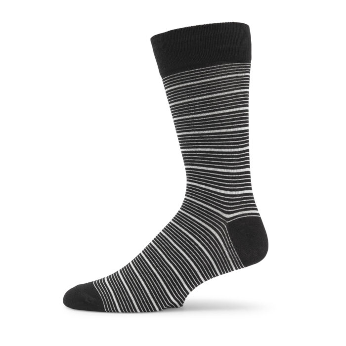 VOLCOM TRUE SOCKS BLACK WHITE - Image 2