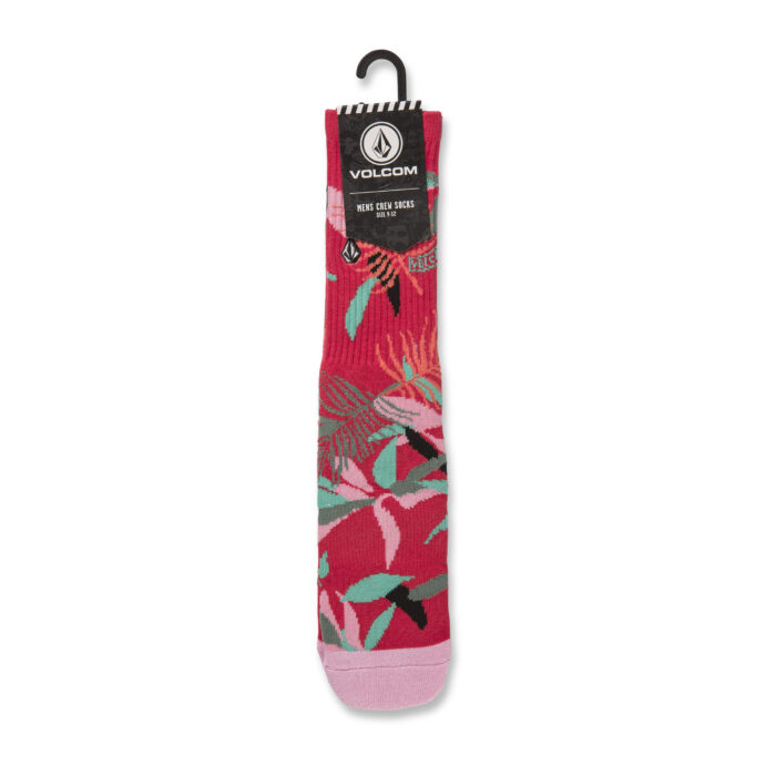 VOLCOM VIBES SOCKS LIVING CORAL - Image 4
