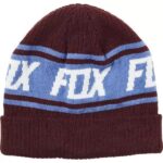 FOX WILD AND FREE BEANIE CRANBERRY PURPLE