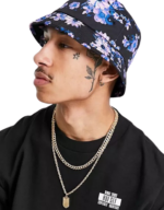 HUF DAZY BUCKET HAT BLACK - Image 2