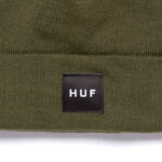 HUF ESSENTIALS BOX LOGO CUFF BEANIE OLIVE - Image 2