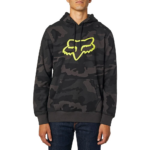 FOX LEGACY FOXHEAD HOODIE BLACK CAMO