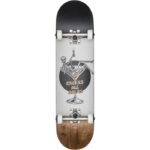 GLOBE G1 EXCESS COMPLETE SKATEBOARD WHITE BROWN 8.0