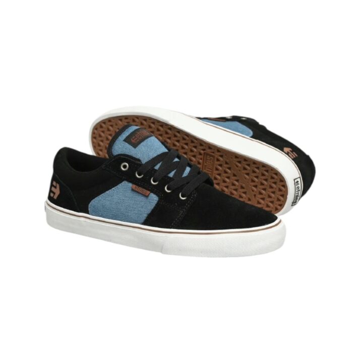 ETNIES BARGE LS SHOES BLACK BLUE BLACK - Image 2