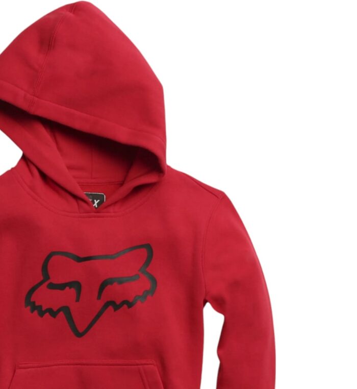 FOX YOUTH LEGACY HOODIE DARK RED - Image 3