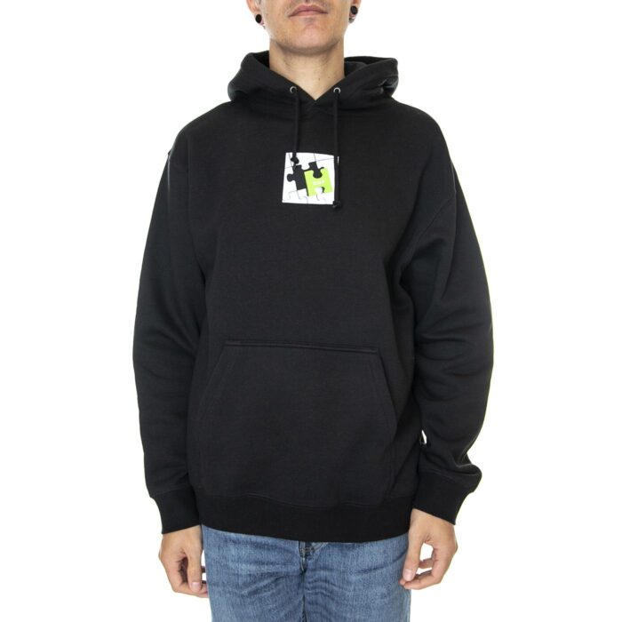 HUF MIS-FIT HOODIE BLACK - Image 2
