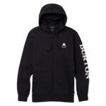 BURTON ELITE ZIP HOODIE TRUE BLACK