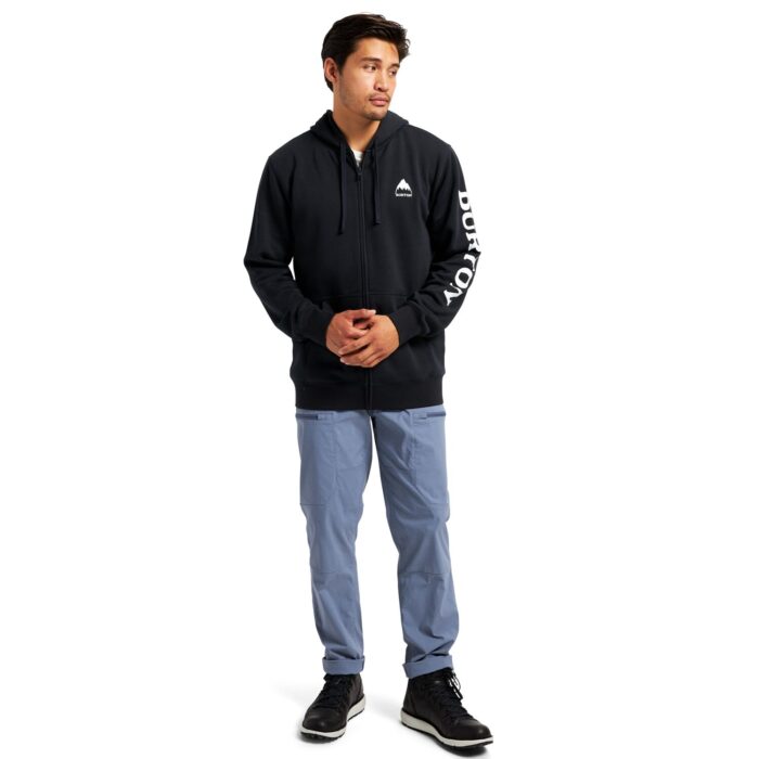 BURTON ELITE ZIP HOODIE TRUE BLACK - Image 4