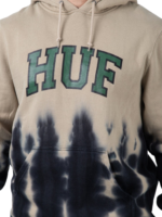 HUF HARTFORD TIEDYE HOODIE TAN - Image 6