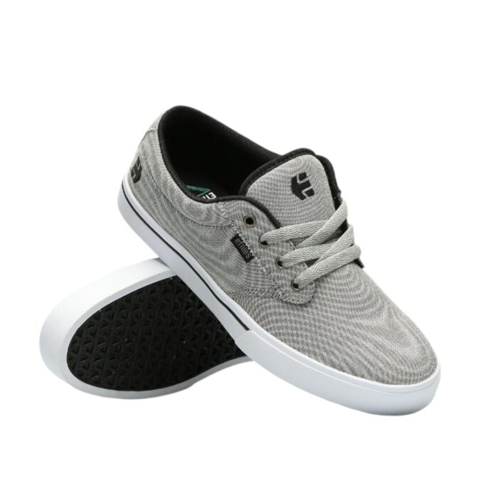 ETNIES JAMESON 2 ECO SHOES BLACK CHARCOAL SILVER - Image 4