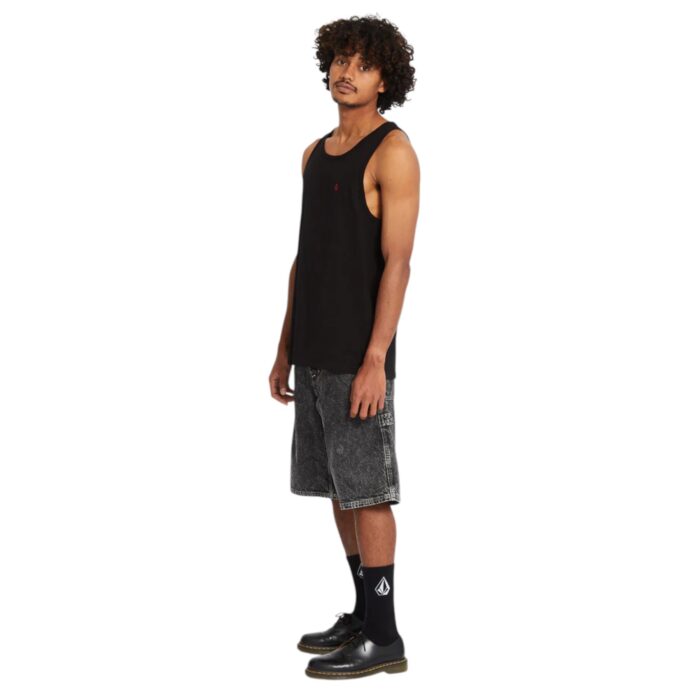 VOLCOM STONE BLANKS TANK BLACK - Image 7