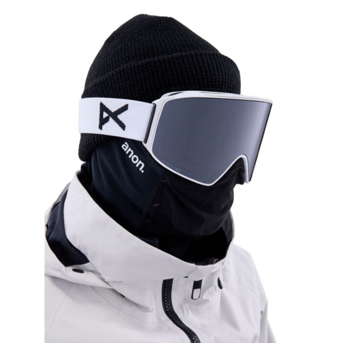 ANON M4 CYLINDRICAL MFI SNOW GOGGLES WHITE PERCEIVE SUNNY ONYX BONUS LENS PERCEIVE VARIABLE VIOLET - Image 3