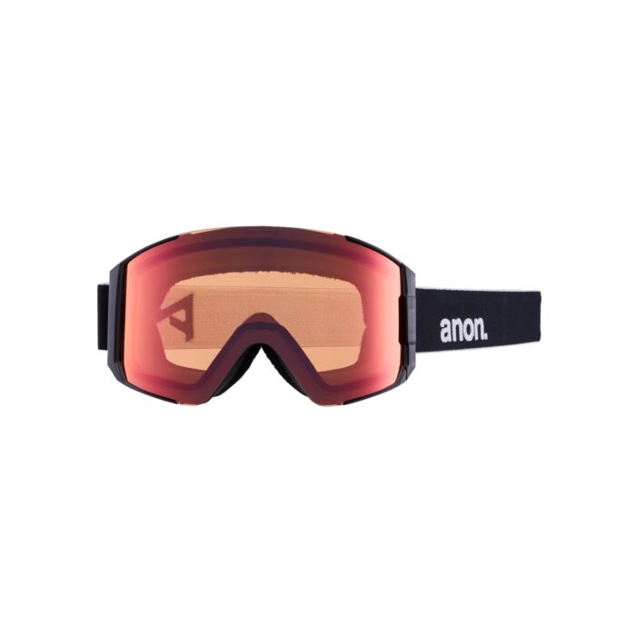 ANON SYNC SNOW GOGGLES BLACK PERCEIVE SUNNY RED BONUS LENS PERCEIVE CLOUDY BURST - Image 4